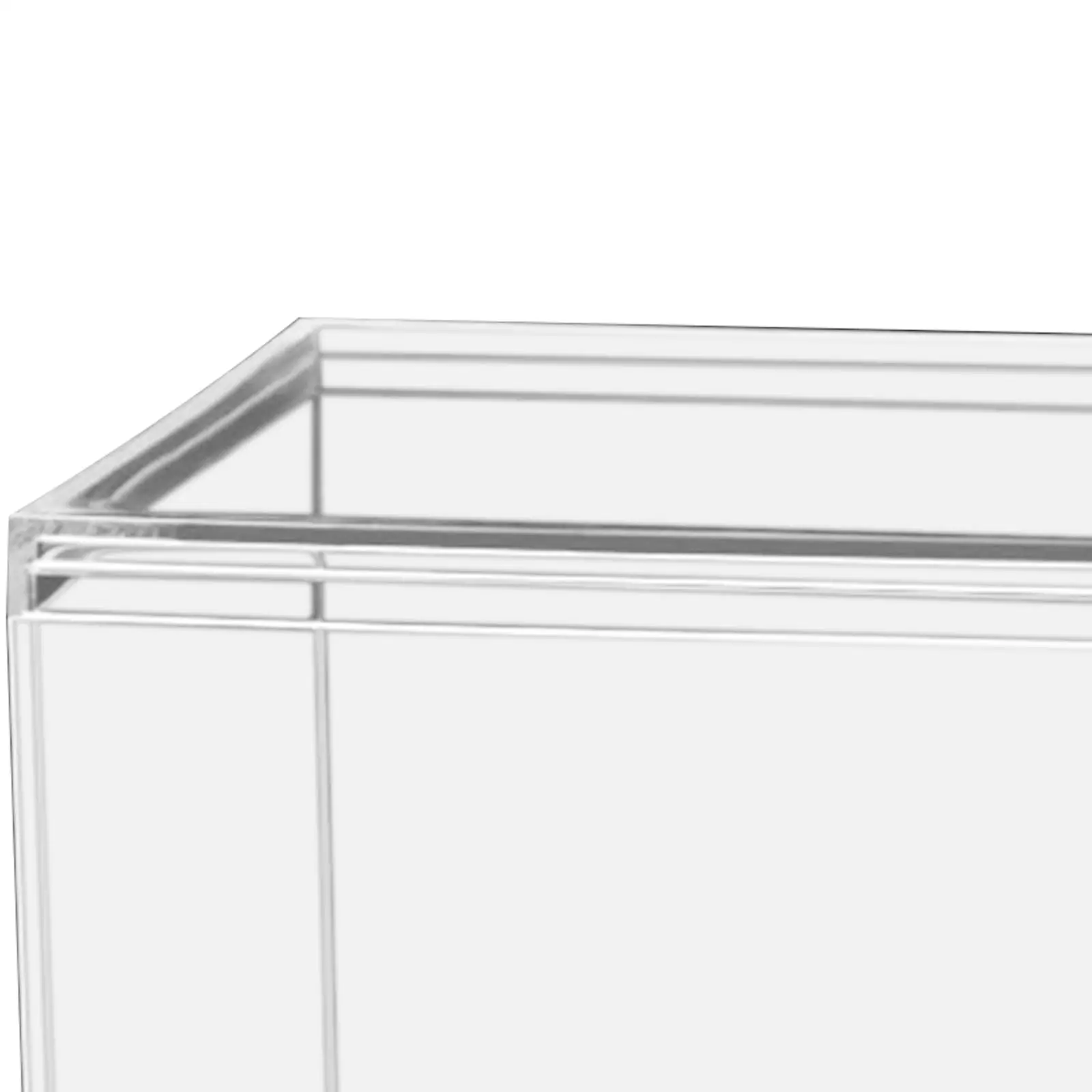 Waterproof Square Display Rack Cases, Display Stand ,Transparent Acrylic Display