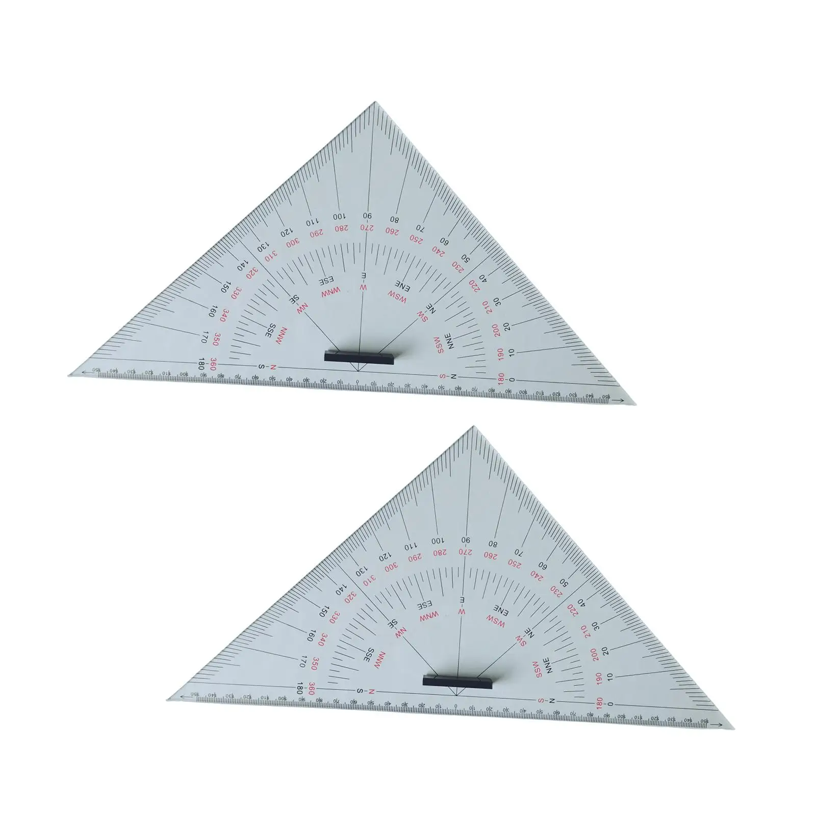 Chart Drawing Triangle Ruler Math Geometry Tool Professional Measuring Ruler for Ship Drawing Designers Engineer Workshop Office