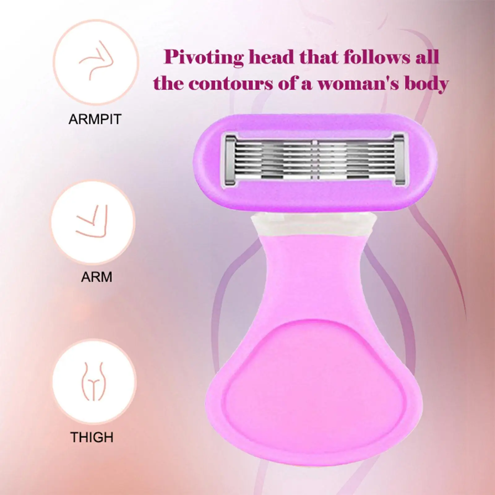 Compact   for Women Non Slip   Portable Trimmer for Armpit Arm