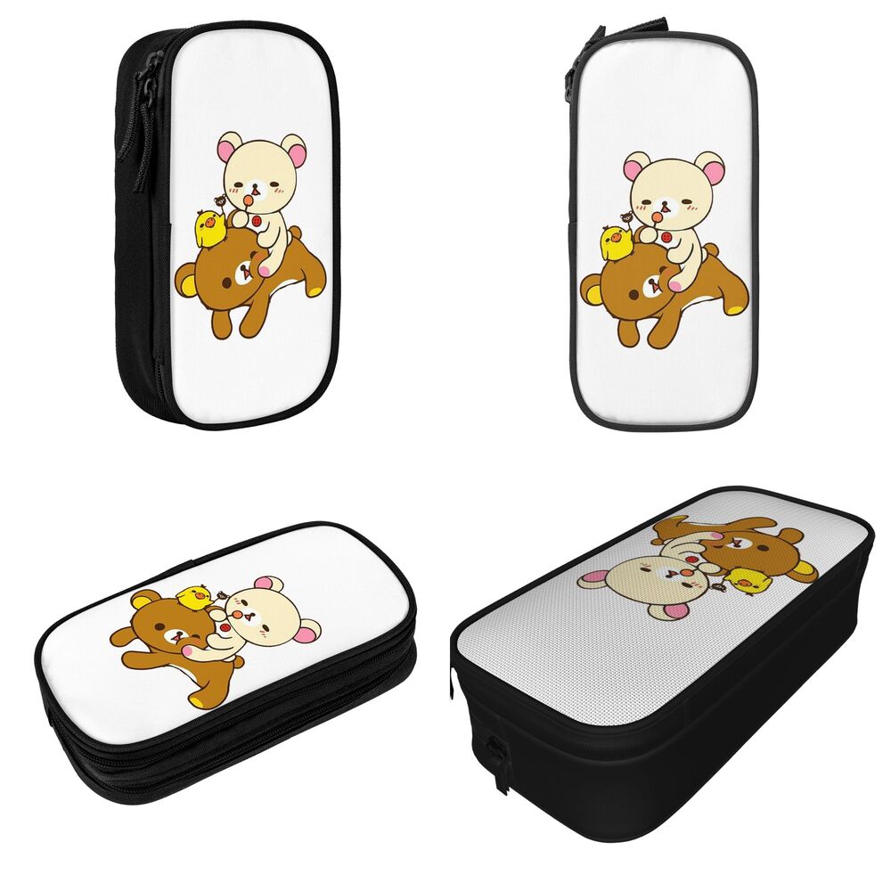 Rilakkuma grande lápis caso, bonito caneta sacos