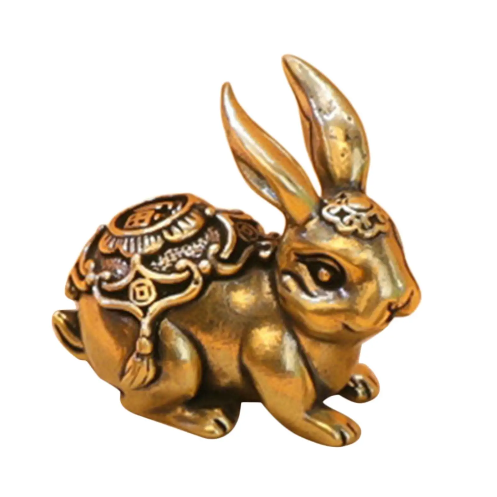 Rabbit Statue Animal Statue Party Supplies Crafts Small Rabbit Charm for Living Room Decoration