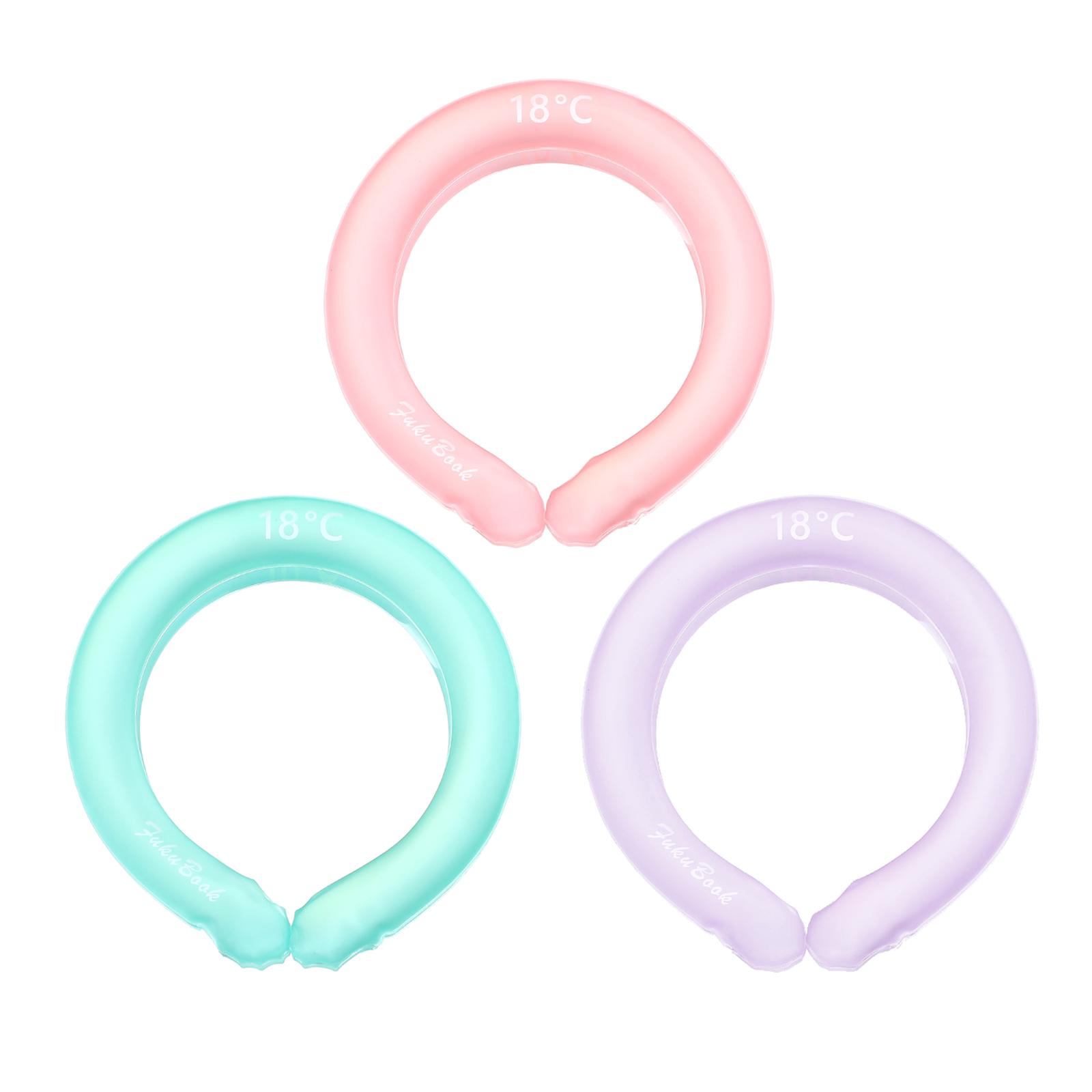 Neck Cooling Tube Cold Gel Ice Pack Chill Freeze Neck Cooler Running Camping