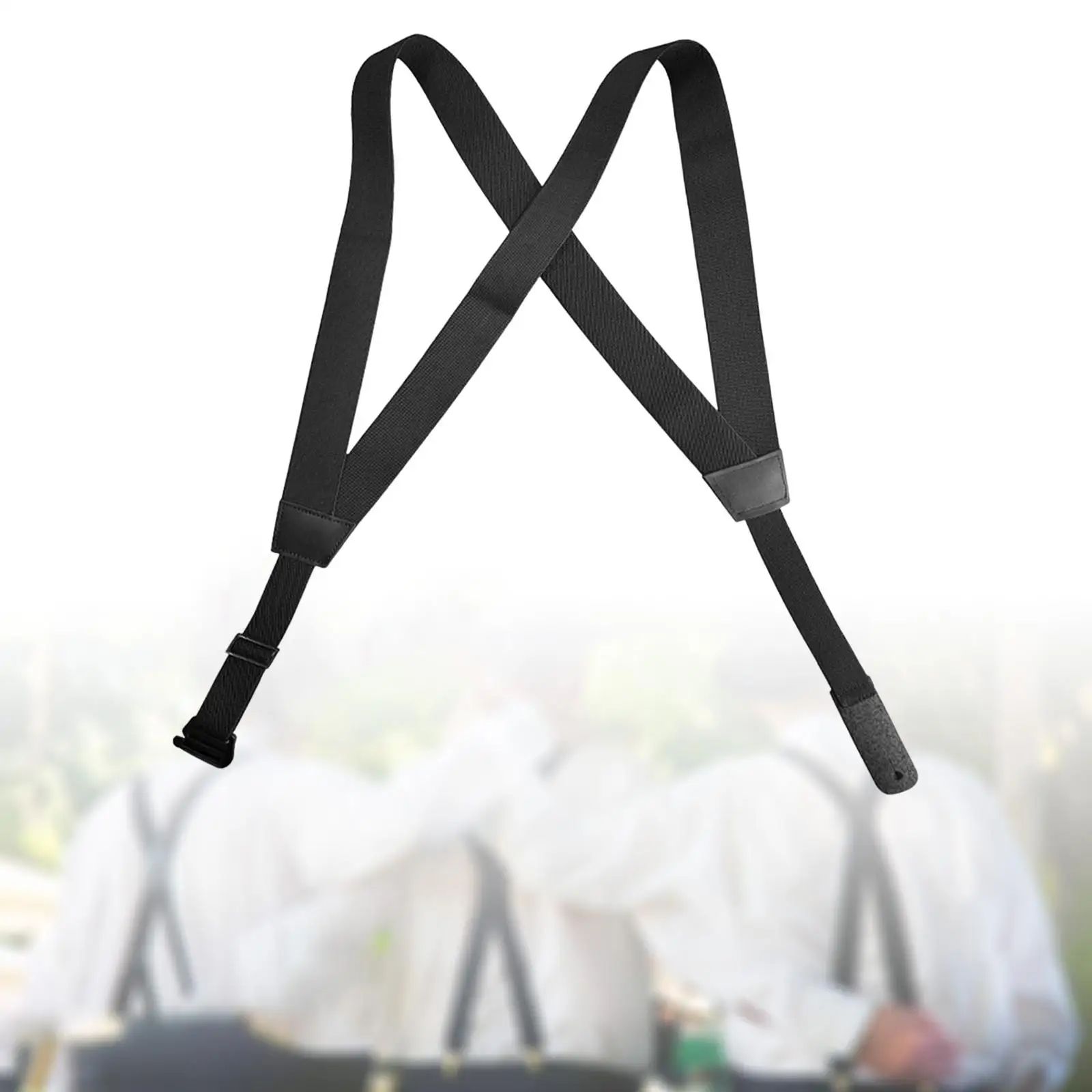 Men Suspender, Elastic Straps for Belt Loops, Comfortable Adjustable Back Belt Adults Pants Suspender Accessories