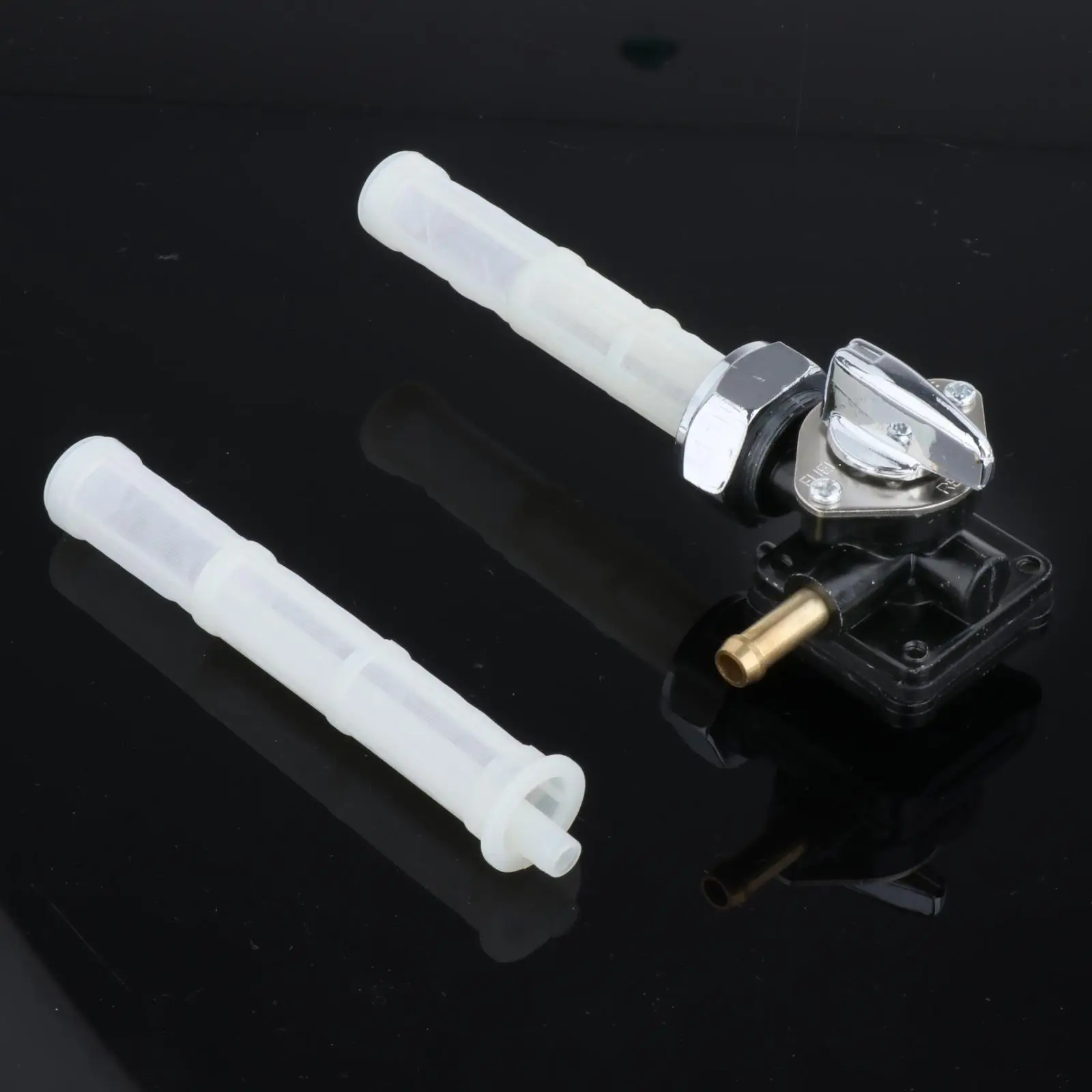 Motorcycle Fuel Tank Switch Valve Petcock Metal Gas Shut Off Switch for Flst Fxd Spare Parts Replace Motorcycle Supplies