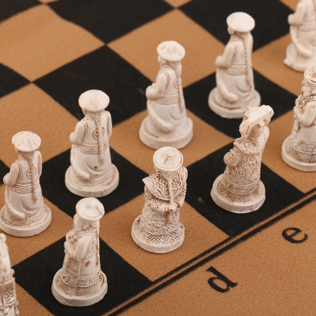 29x32cm folding chess board chess board chess board + pieces for entertainment