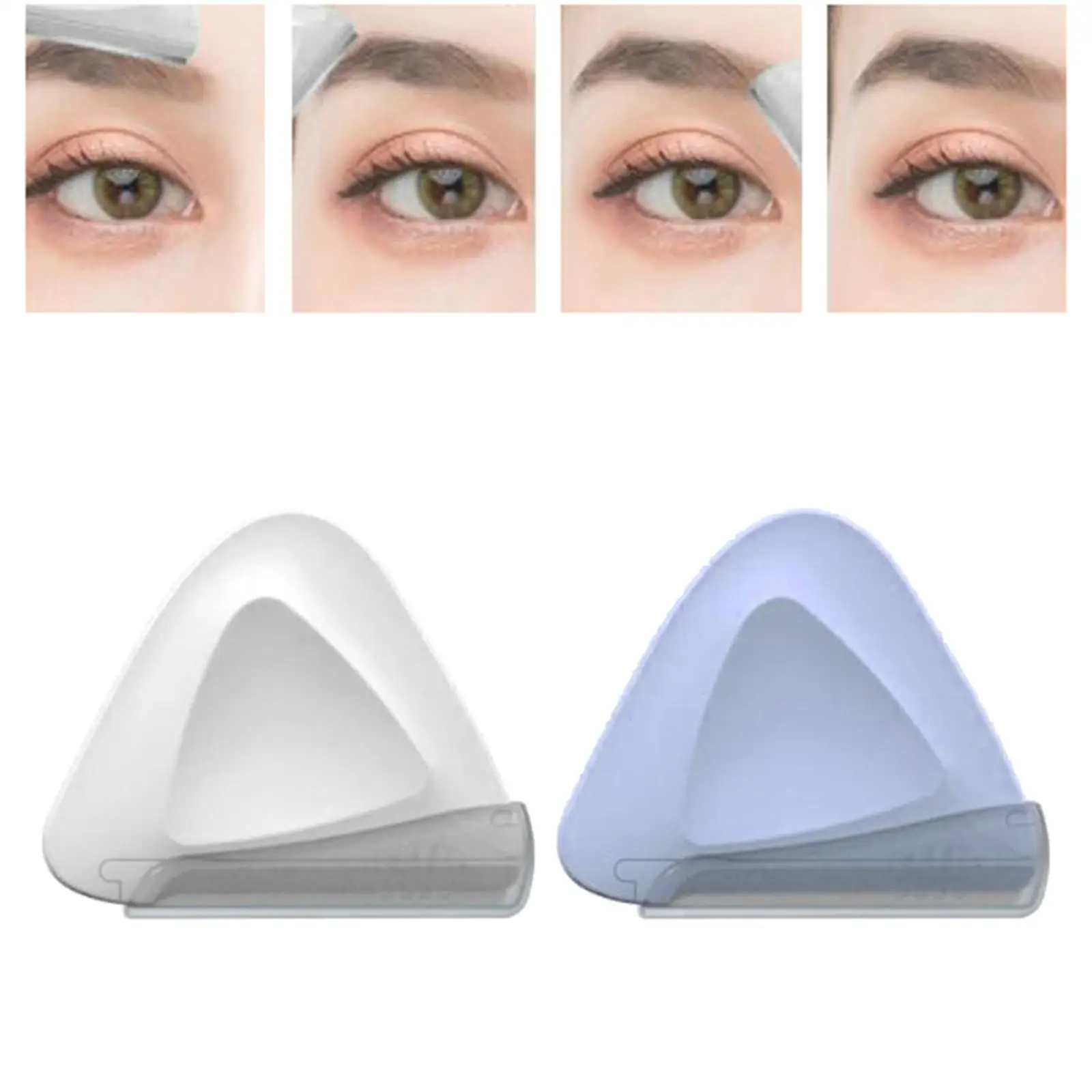 2 Pieces Eyebrow Portable Beauty Tool Facial for Novices Women
