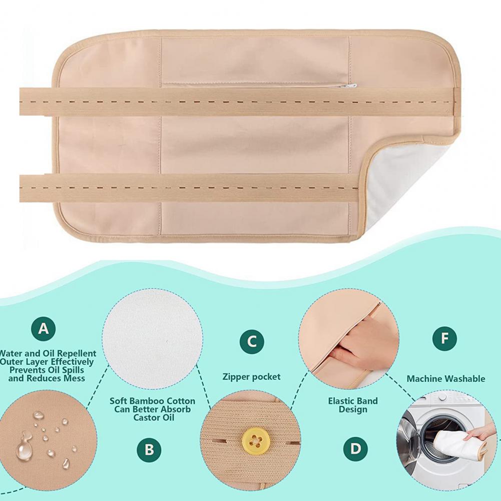 Healease Caster Oil Wrap – Pain & Toxin Remover