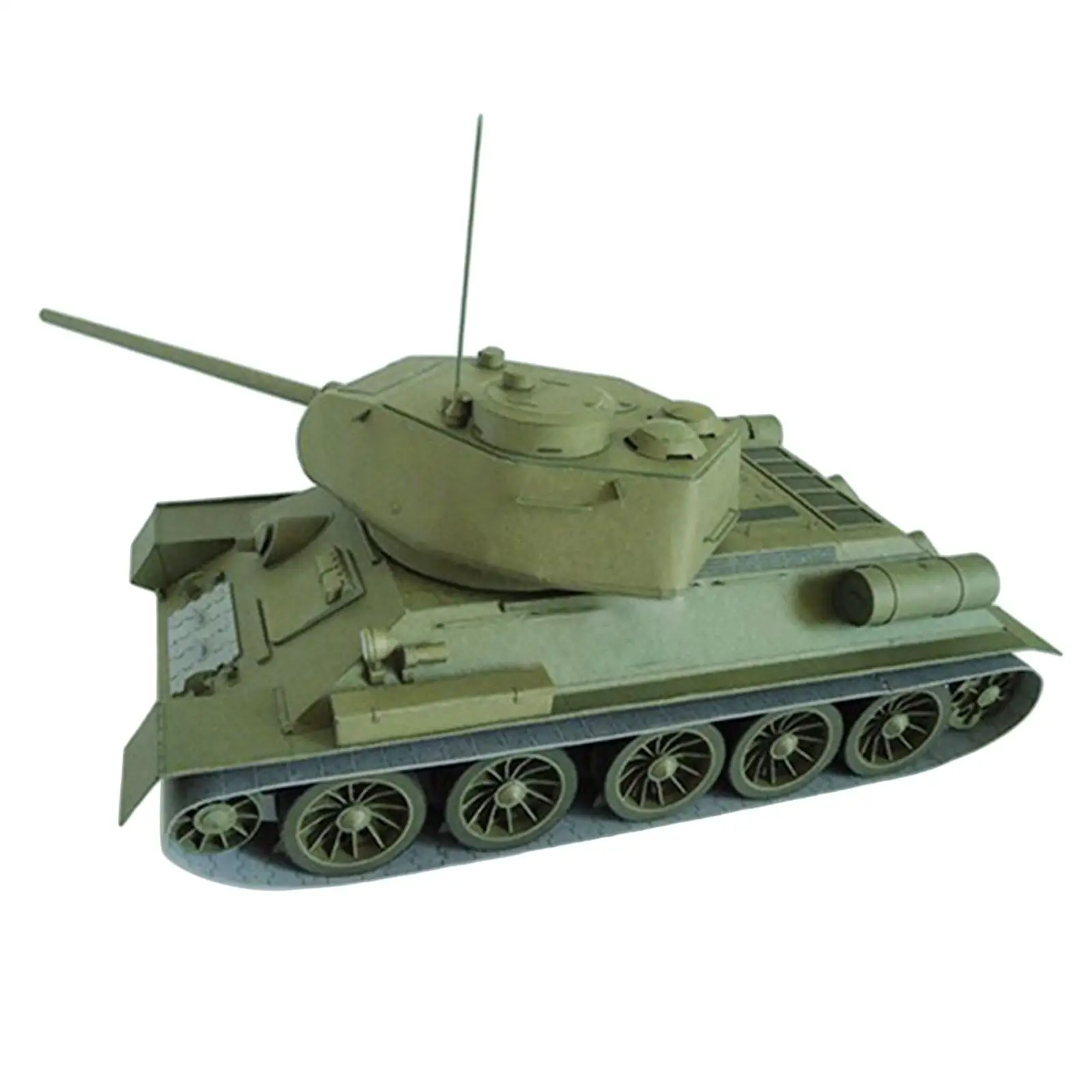 1/25 Tank Model 3D Paper Puzzle Tabletop Decor,Cardboard Collectables Building Kits for Adults Children