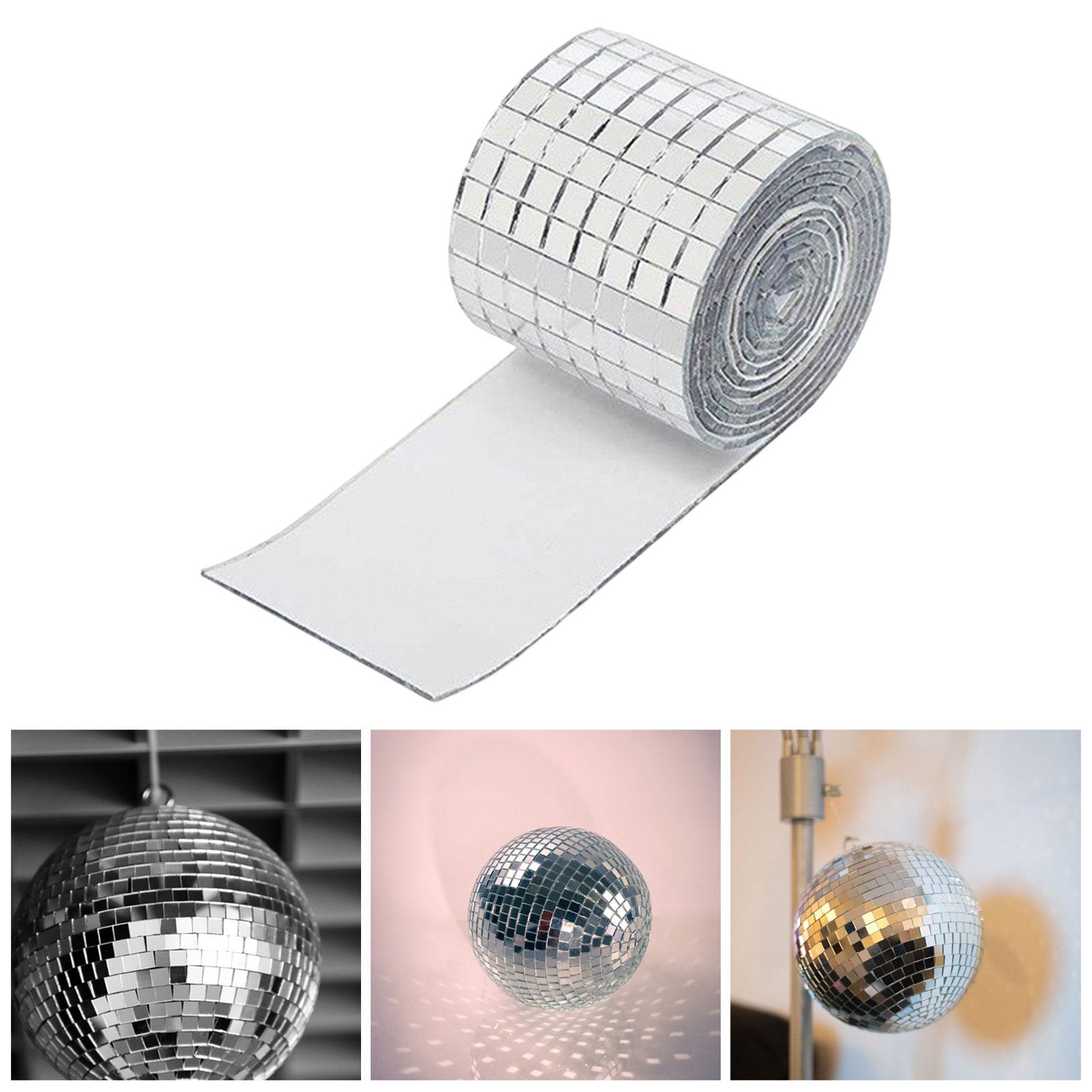 Description Picture 4 of itemMirror Mosaic Tiles Mini Acrylic Tiles Mini Mosaic Stickers Mini Square Mirror Tiles for Jewelry Making Bathroom DIY Disco Ball
