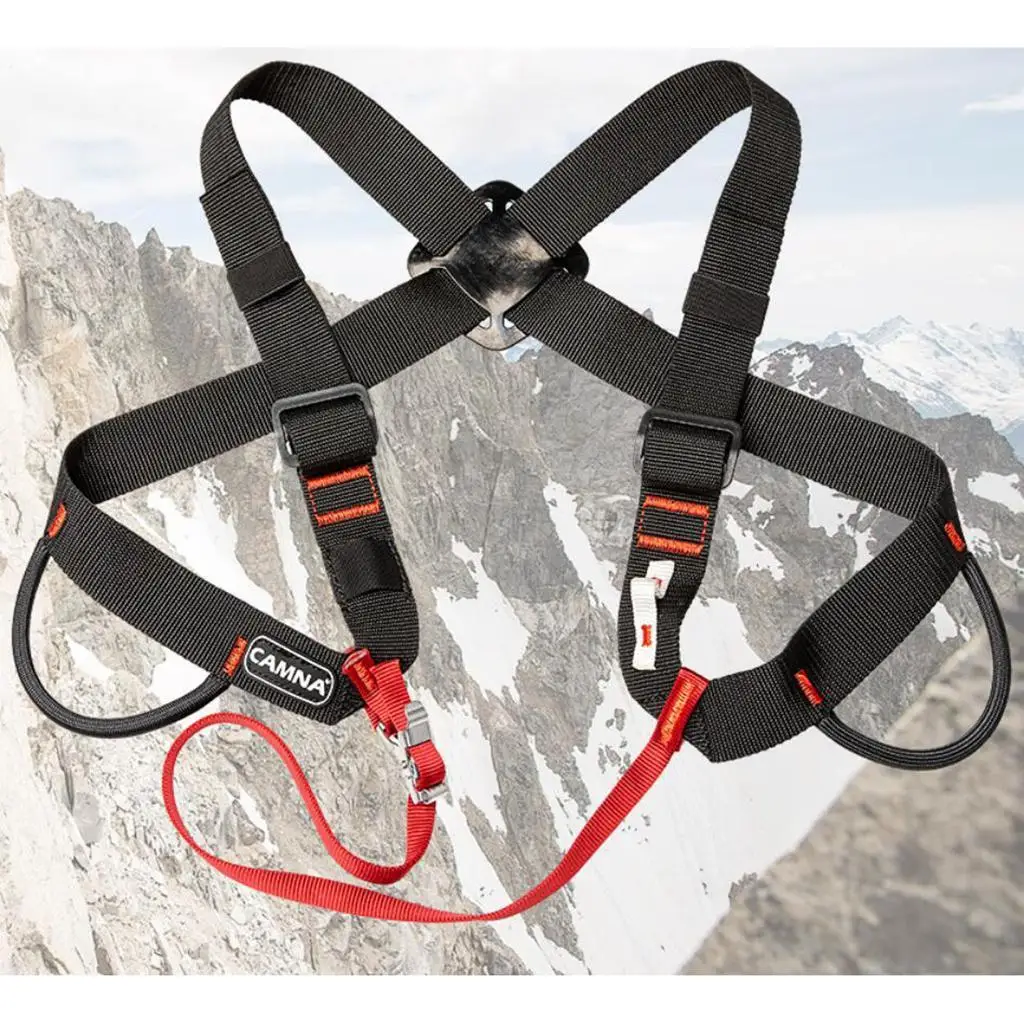 Outdoor Shoulder Strap Safety Rock Climbing Tree Ascending Belt Adjustable