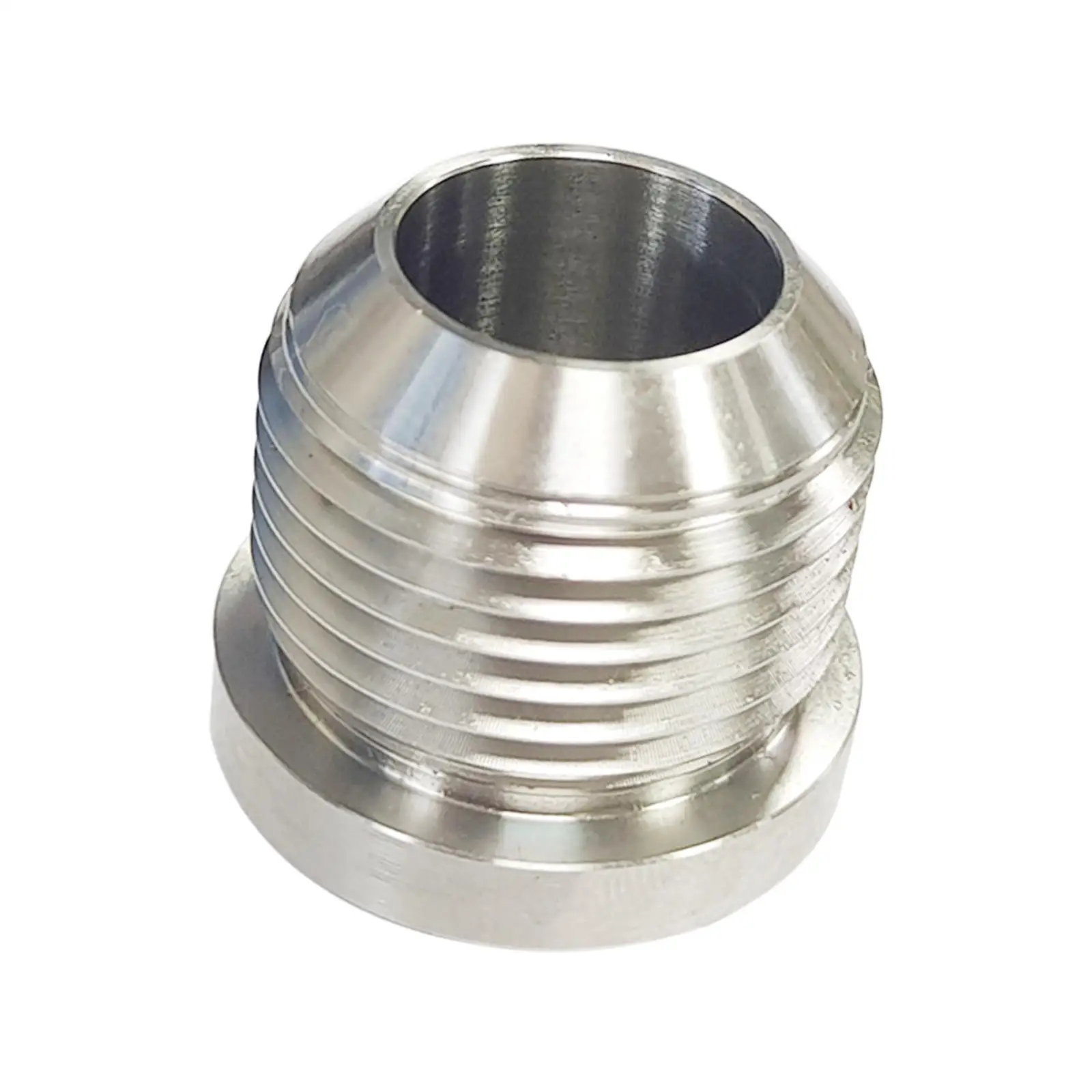 Stainless Steel Male Weld on Fitting Assembly Easy to Install Fuel Oil Coolant Fluid Air Bare Male Billet Weldable Fitting