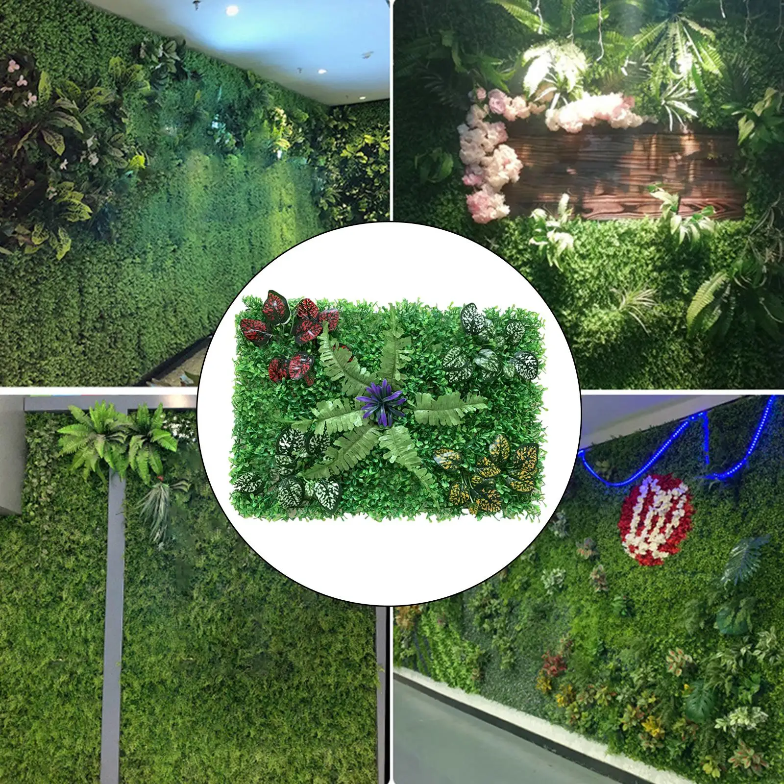 Artificial Hedge Panel, Photography Backdrop Privacy Fence for Party Stage Wedding Indoor Outdoor Decoration