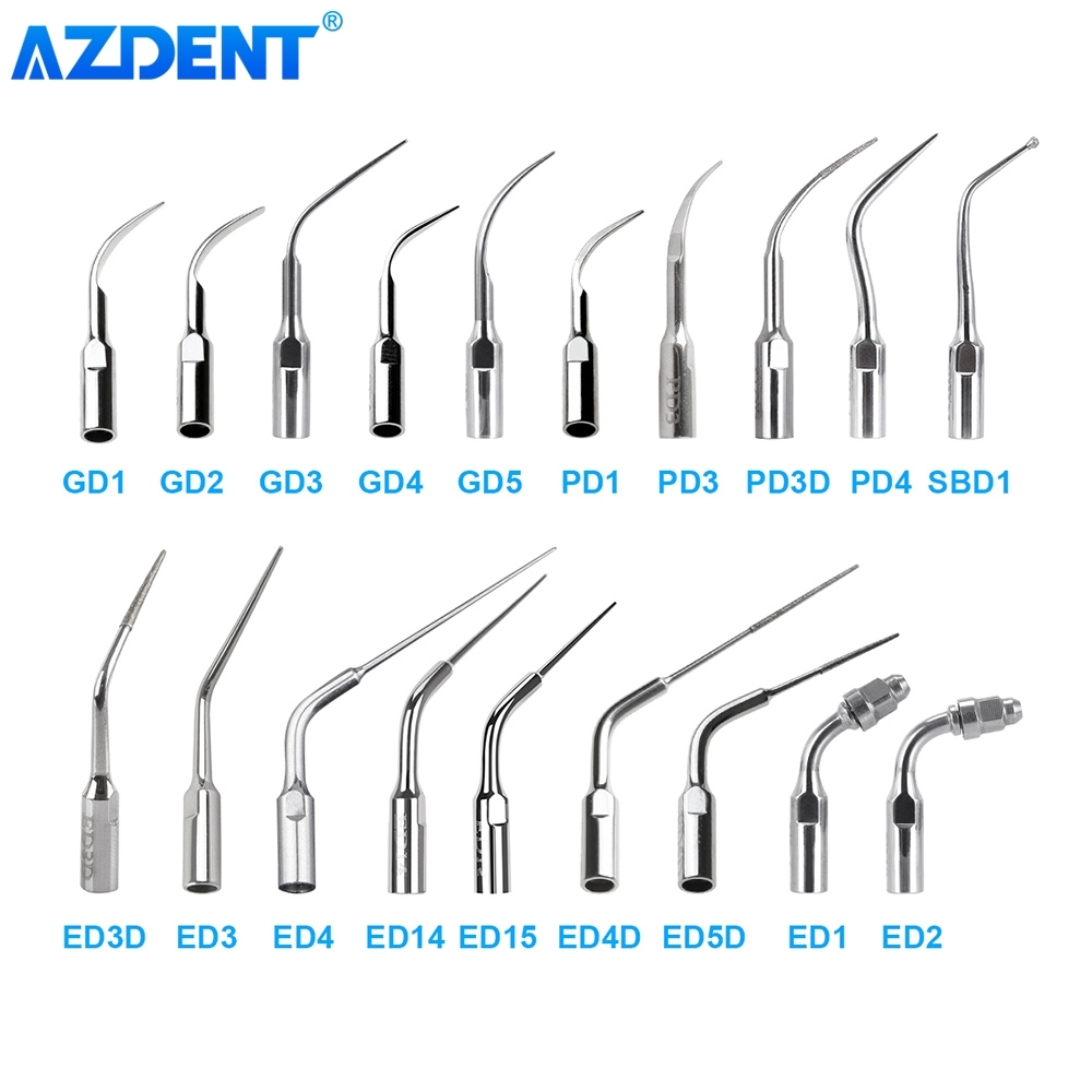 Best of AZDENT Dental Endo Perio Scaling Tips G P E Fit For SATELEC DTE NSK Ultrasonic Scaler Handpiece Scaling Periodontics Endodontics Reviews & Tips