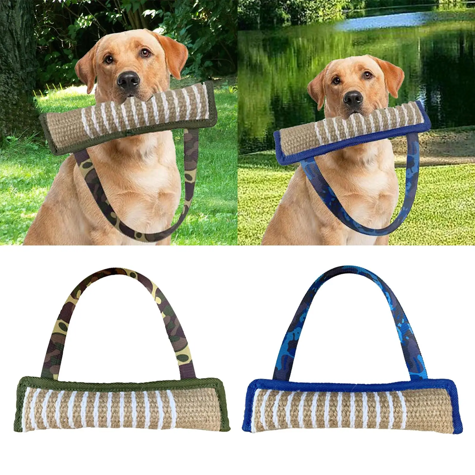 Dog Tug Toy Pet Supplies Puppy Training Interactive Play for Outdoor Playing