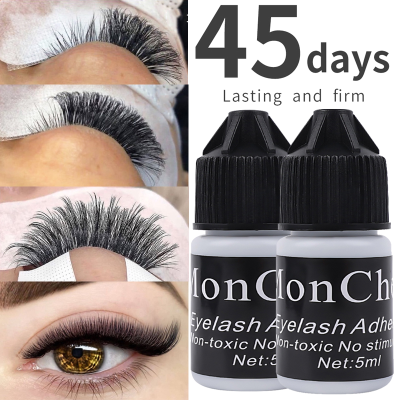 Best of 5ml Eyelash Extension Glue Black Waterproof Quick Drying Adhesive For Semi-Permanent Eyelash Extensions Grafting Eyelash Glue Reviews & Tips