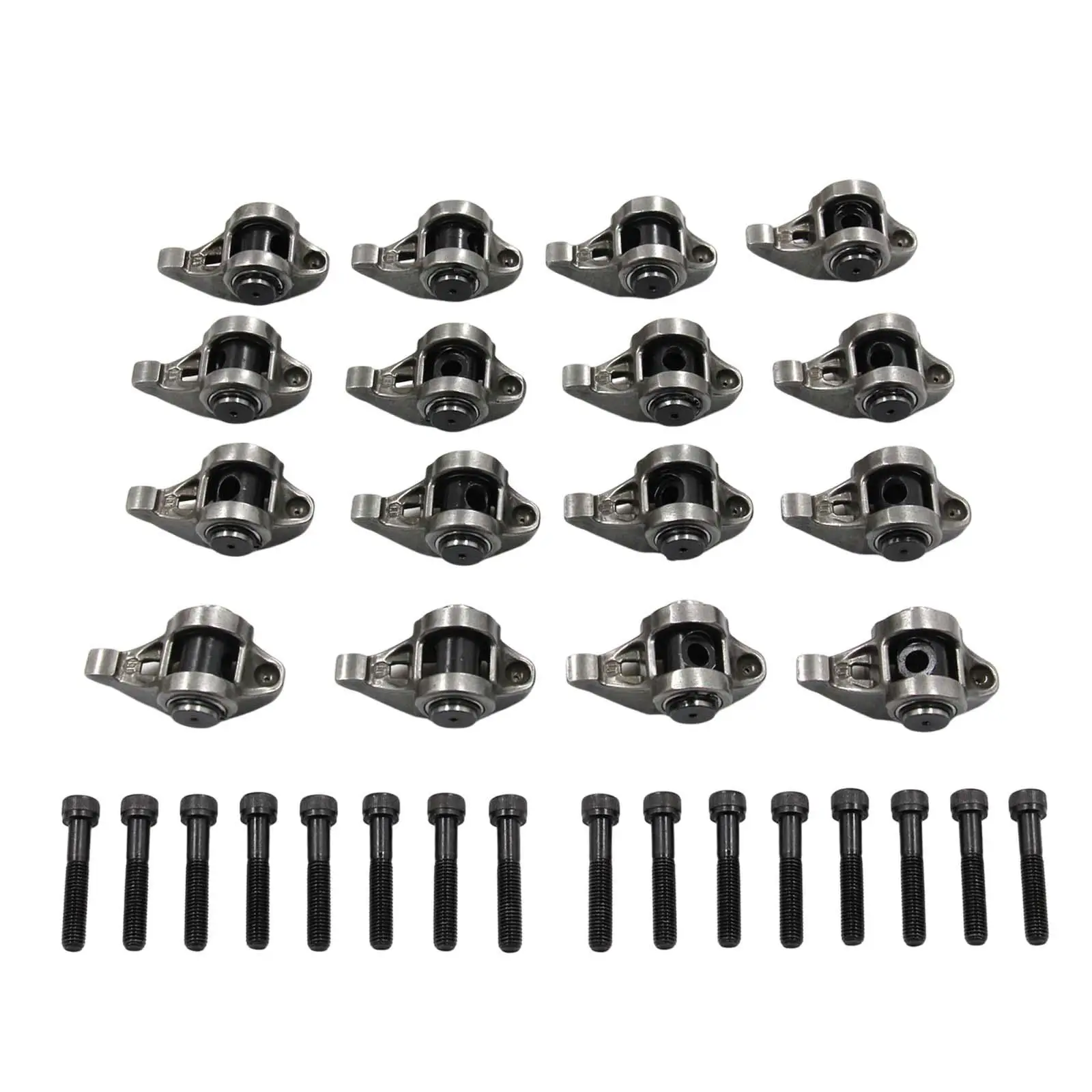 16Pcs Rocker Arms and Bolts Kit 10214664 High Quality Steel Accessory for LS1