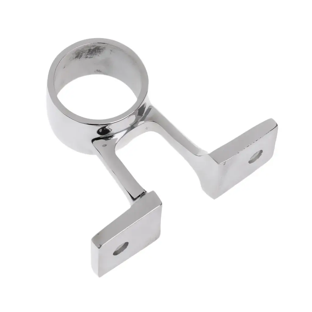 316 Stainless Steel Marine   Rail Fitting  End Stanchion for