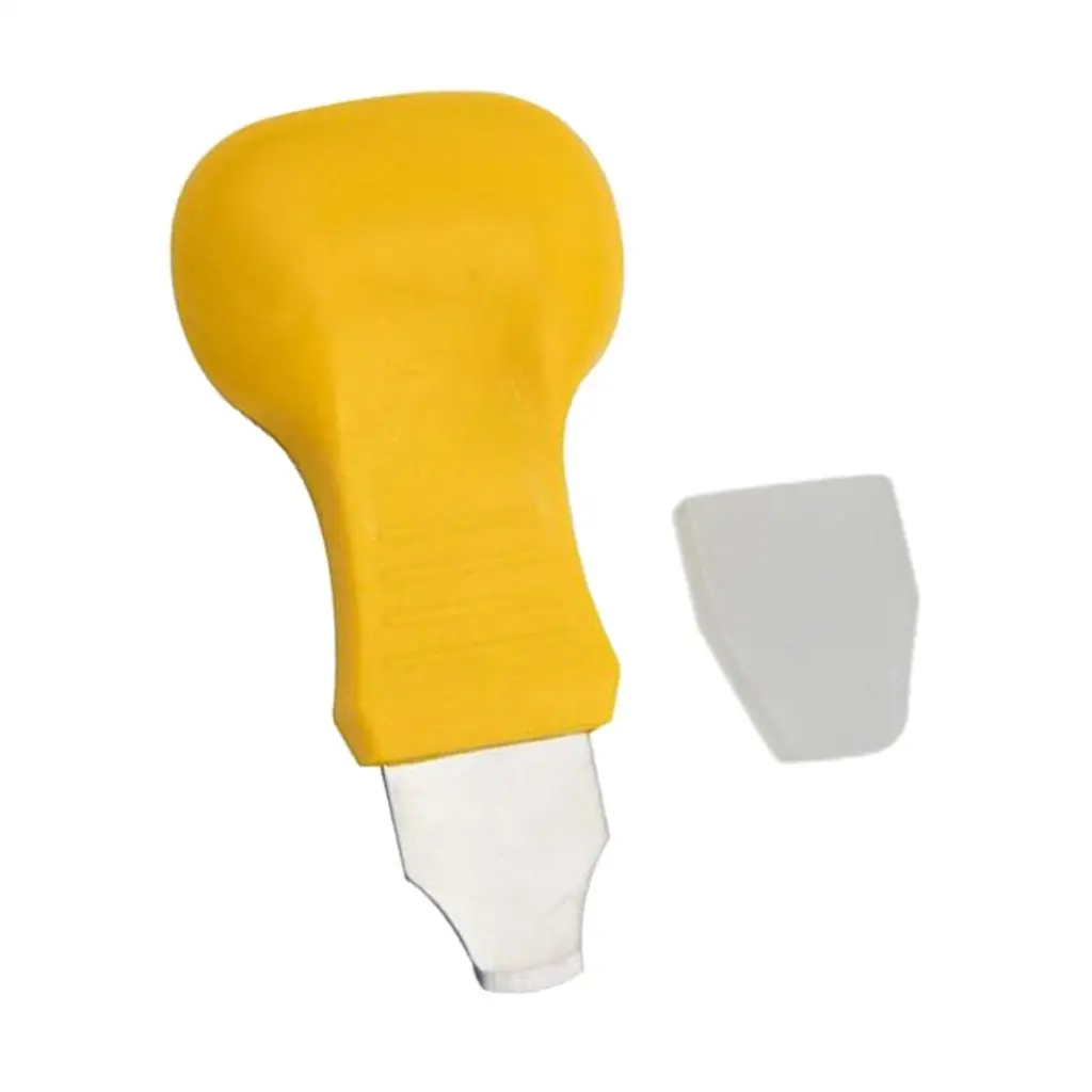1 Pack Auto Car Key Shell Removal Tool Light Yellow Rubber Handles
