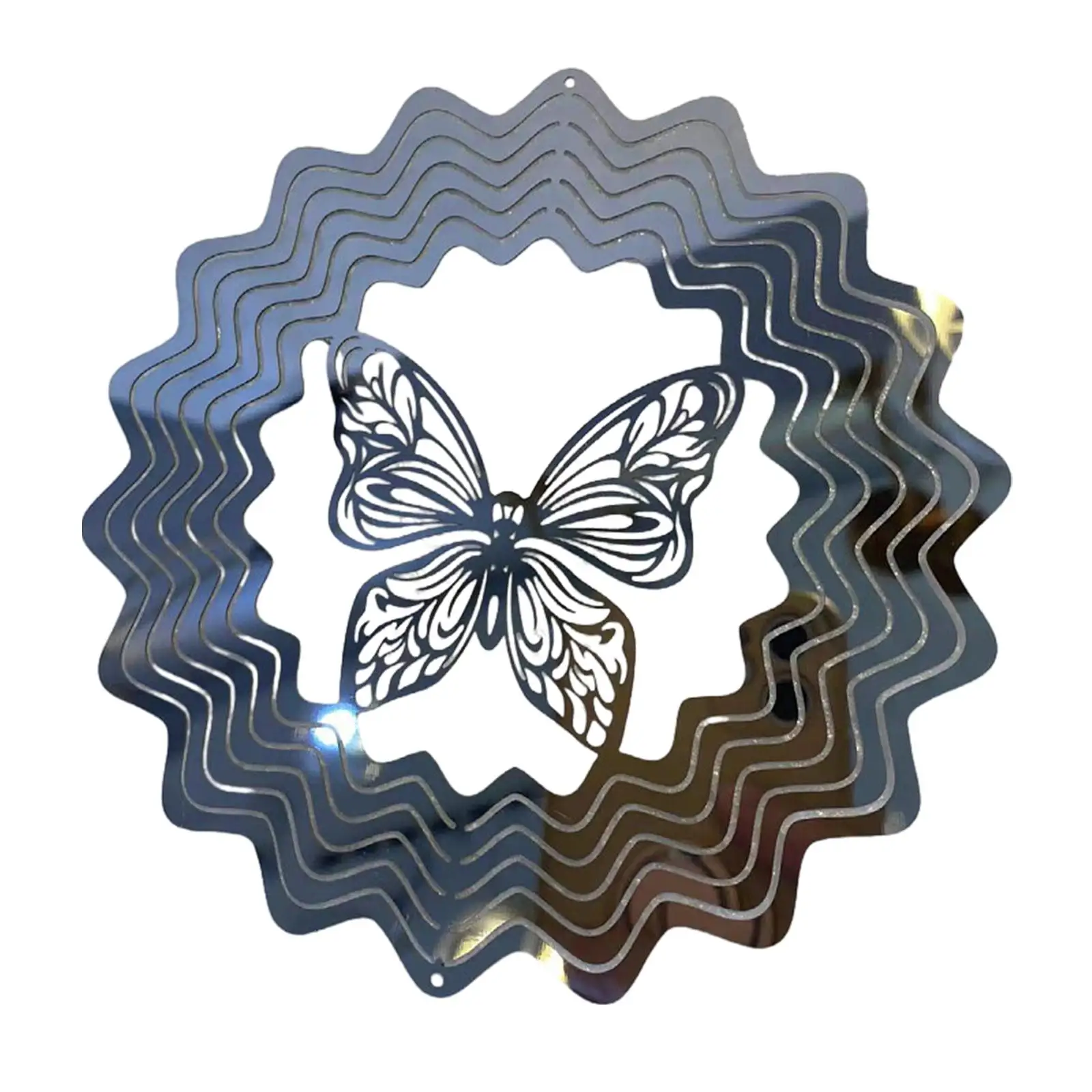 Wind Spinner Butterfly Decorations Rotating Pendant for Lawn Window Outside