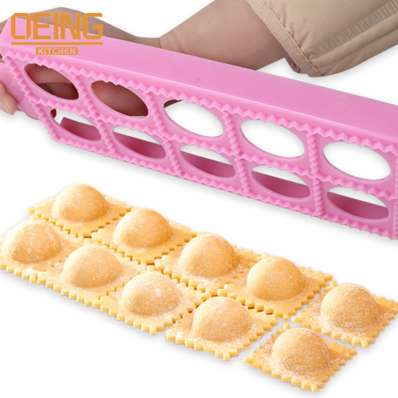 Italienische Knödel Herstellung Form handgemachte Gebäck Werkzeug Multifunktions Kunststoff Ravioli Form DIY Backwerkzeuge – Detail 1