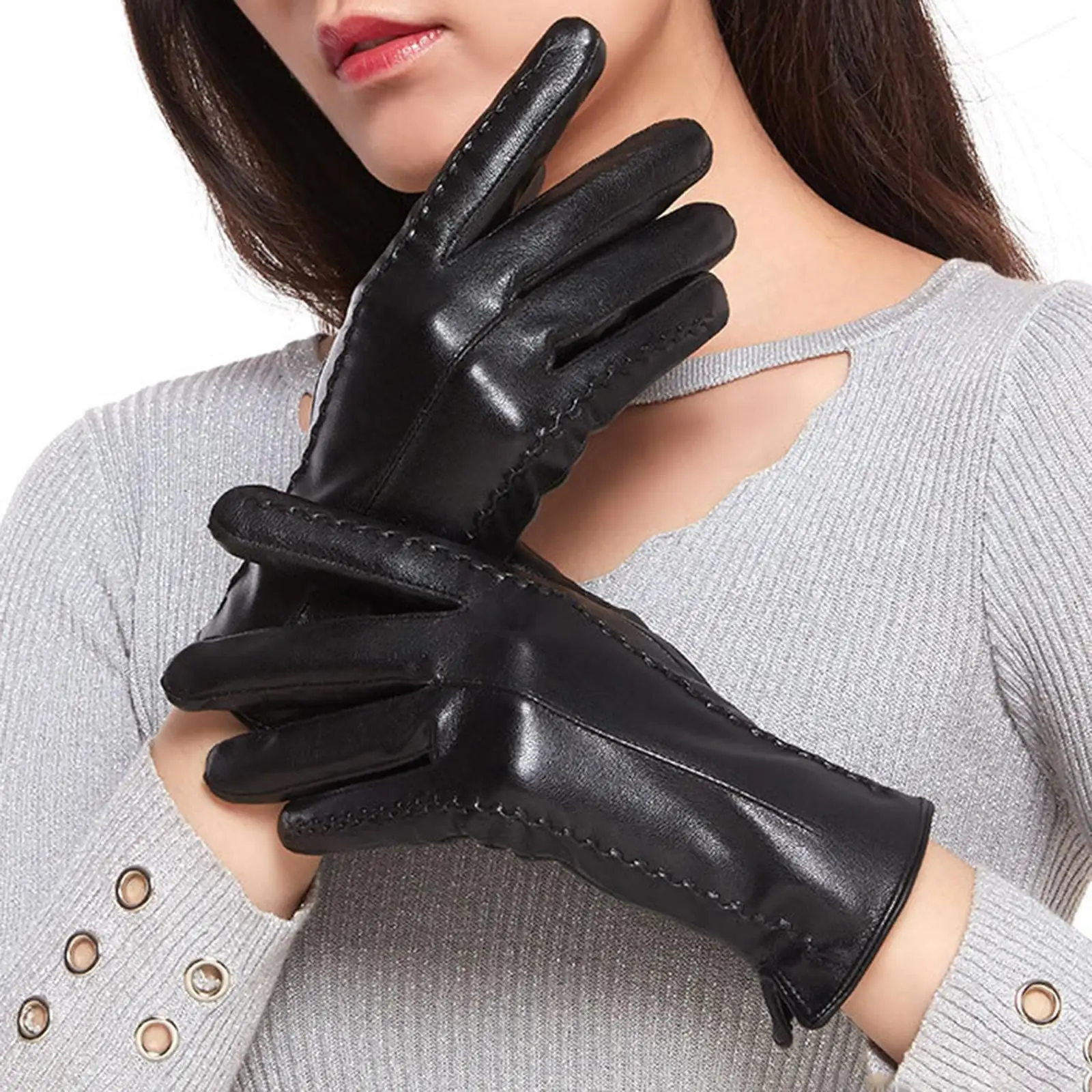 Women Winter Warm Gloves Touch Screen for Cycling Skiing Driving Riding Outdoor