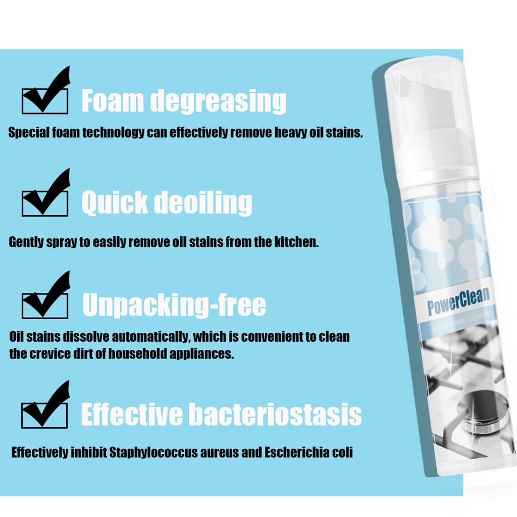 All-Purpose Kitchen Degreaser Cleaner Heavy Duty Cleaner Spray Cleaner for Cooktops
