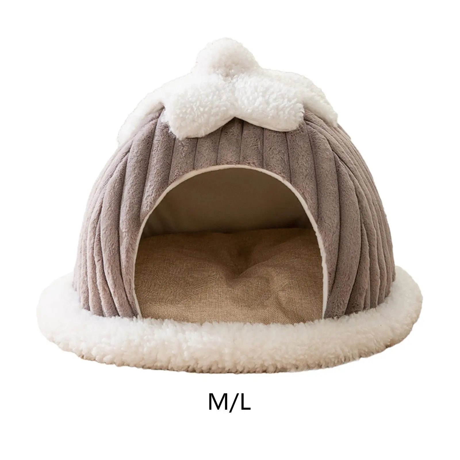 Semi Enclosed Pet Cat Nest Dog Cat Bed for Small Animals Puppy Guinea Pig