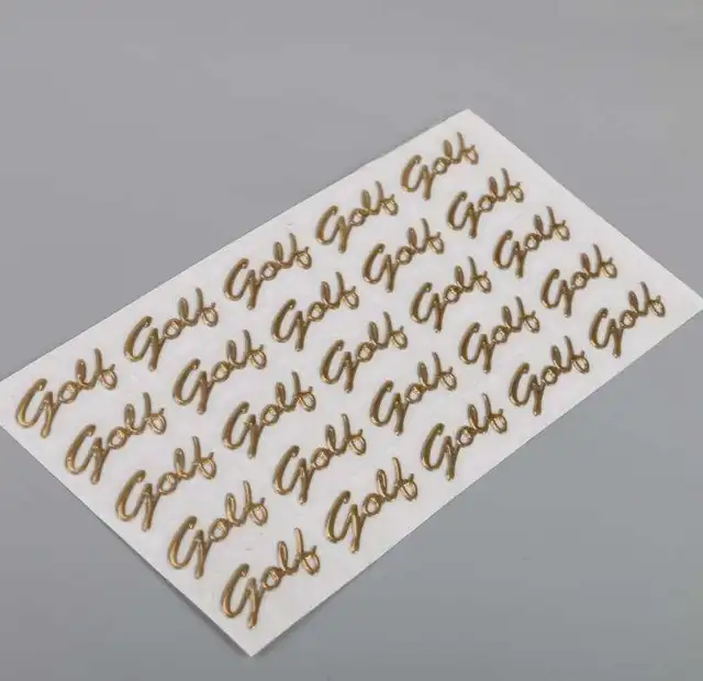 Customized Gold Three-Dimensional Thin Metal Signs Convex Logo Stickers  Transparent Metal Stickers - China Adhesive Sticker, Custom Sticker