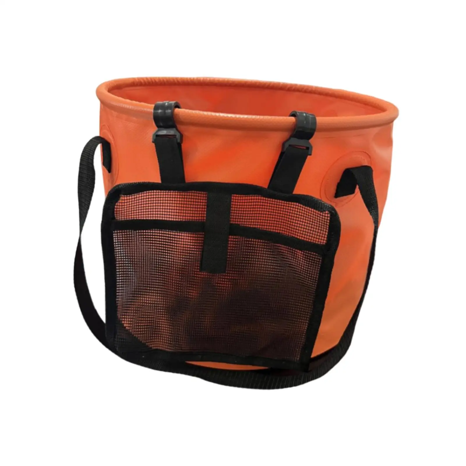 Collapsible Bucket Camping Bucket Lightweight Water Bag Fishing Bucket Water Container for Camping Outdoor Fishing Beach Boating