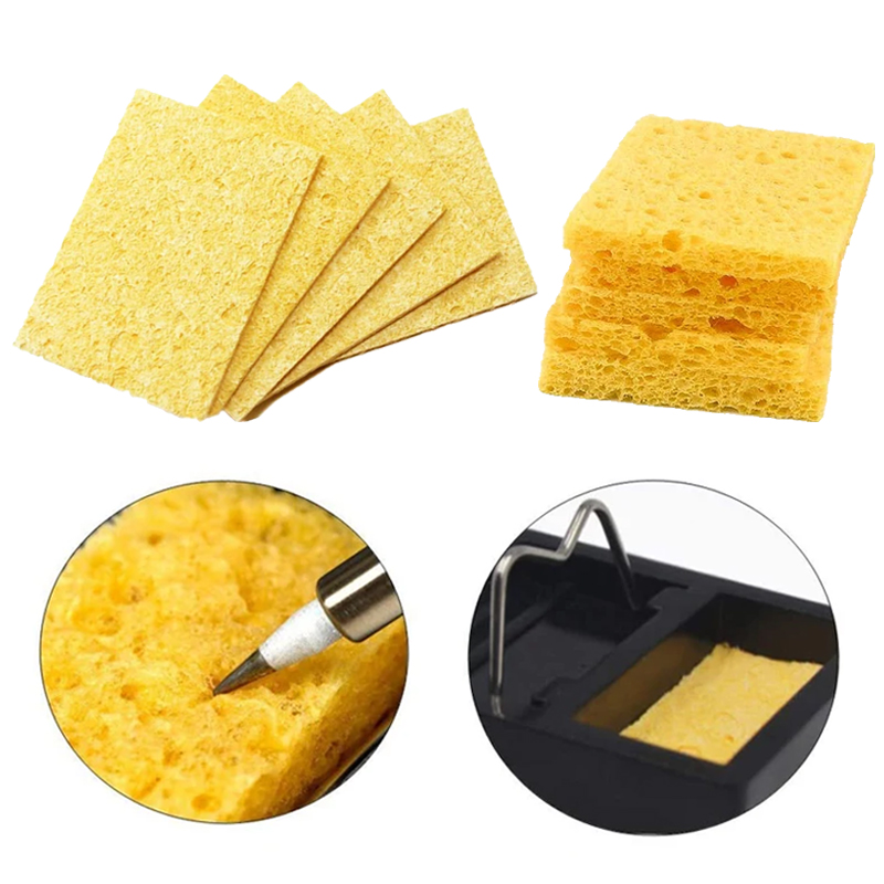 Title 1, 5/10Pcs Yellow Cleaning Sponge Cleaner for Endu...