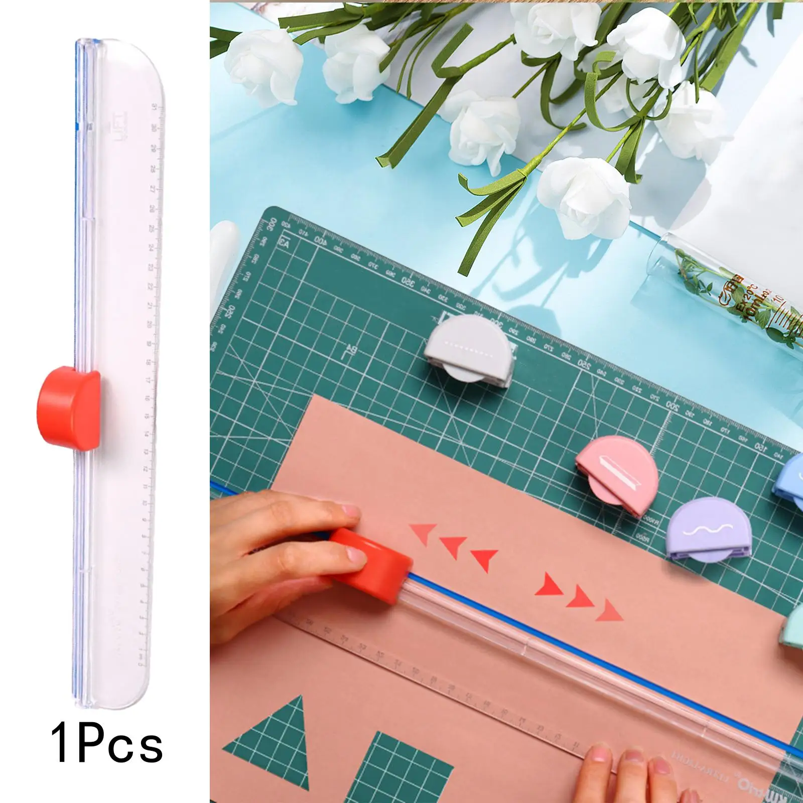 Mini Paper Cutter Paper Trimmer Scrapbooking Tool Multipurpose Durable Portable Paper Slicer for DIY Projects Cardstock