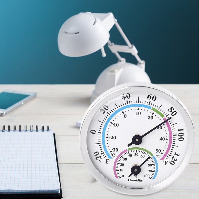 367D Indoor Outdoor Thermometer Hygrometer 2 in 1 Temperature Humidity  Gauge Meter - AliExpress