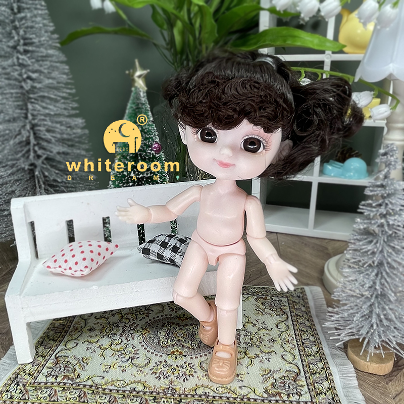 Neue Kawaii 1/12 Baby Tasche Puppe 10cm Ob11 Puppen Mit Kleidung Outfit Kleid Überraschung Bjd Puppen Figur Aktion Spielzeug für Mädchen Geschenke – Detail 18