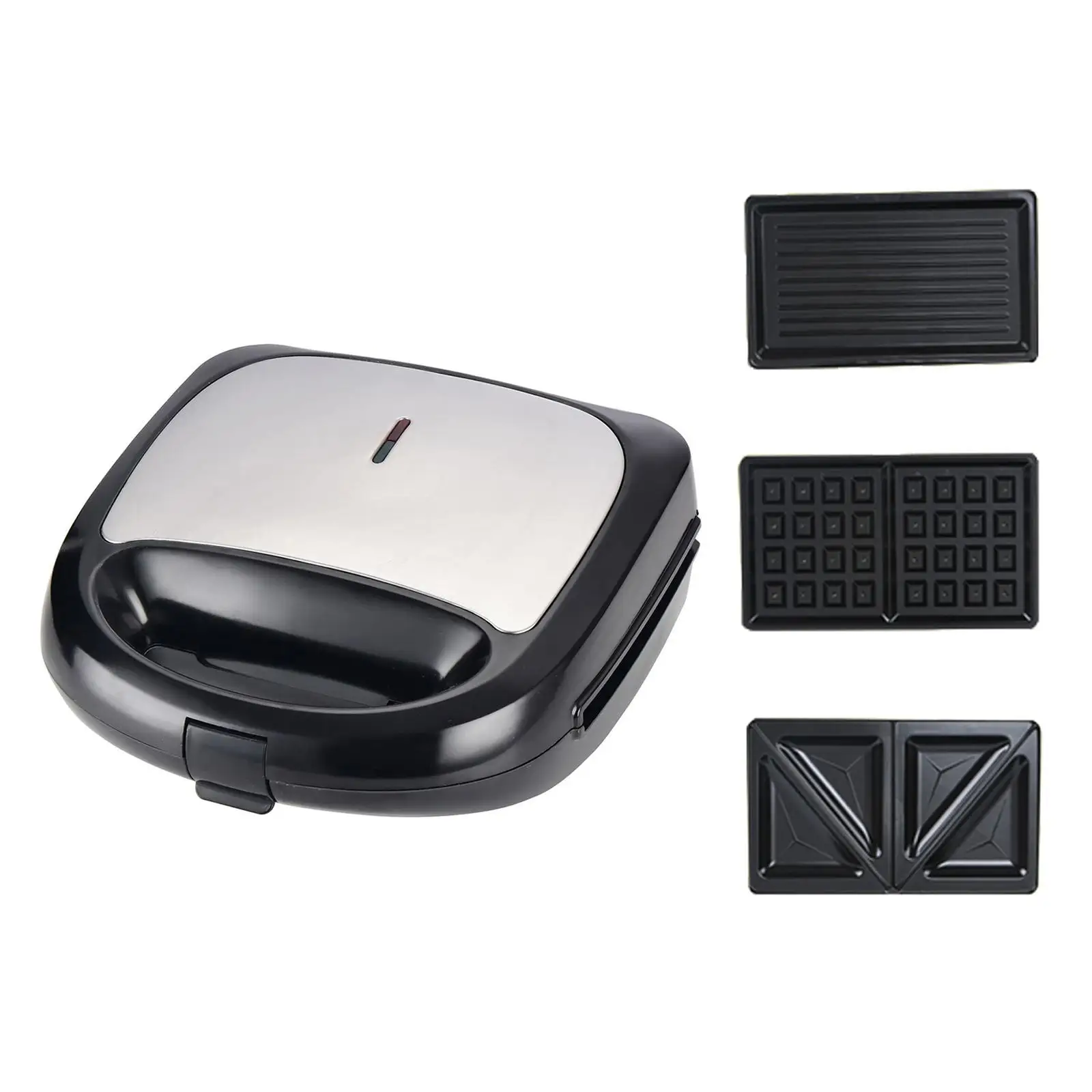 3 in 1 Electric Grill for Steak Hamburger Waffle Maker Roaster Sandwich Maker Iron Machine Bread Oven Breakfast Machine