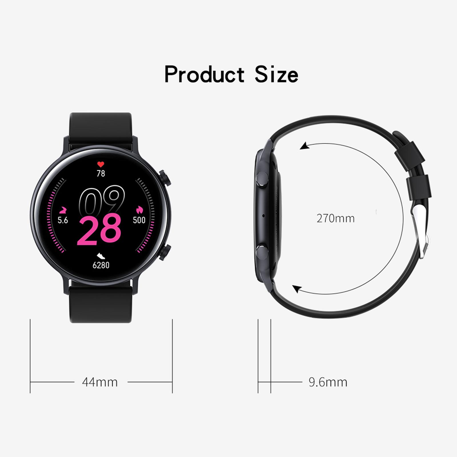 GW33PRO Adults Smart Watch Blood Oxygen Detection Step Counter Smart Reminder Stopwatch Waterproof Wristbands for Android IOS