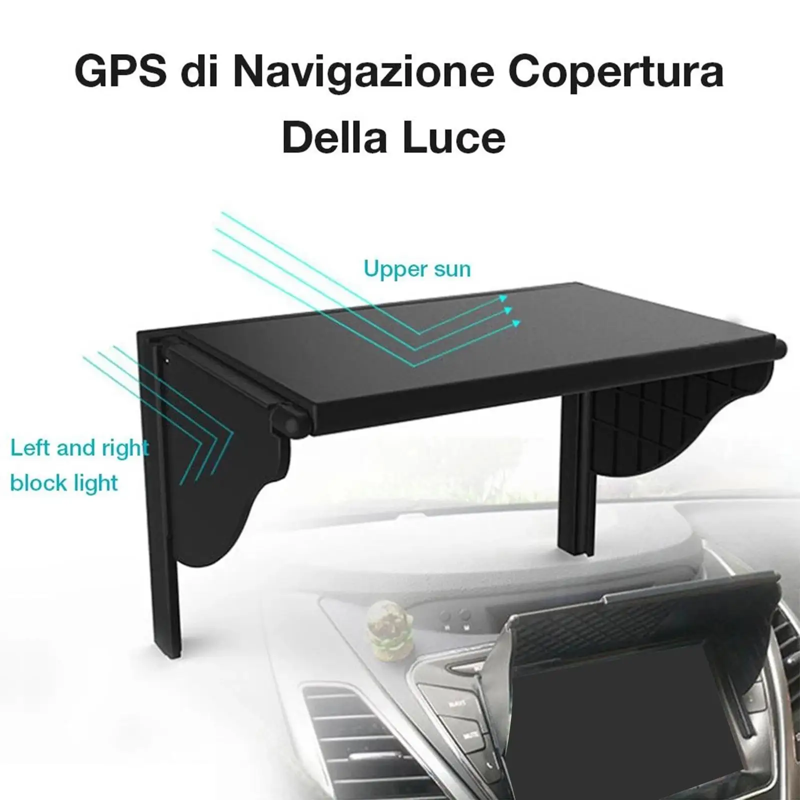 GPS Sunshade Block Sunlight Adjustable Vehicle Car Accessories Visor