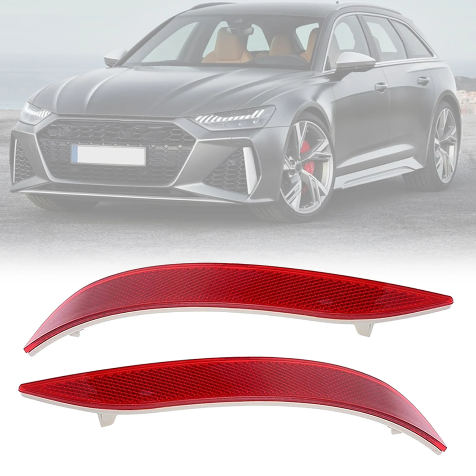 Rear Bumper Reflector Light Left  Strip Lamp for  X1 E84 13-16 Accessories 63147314883 Red Replace