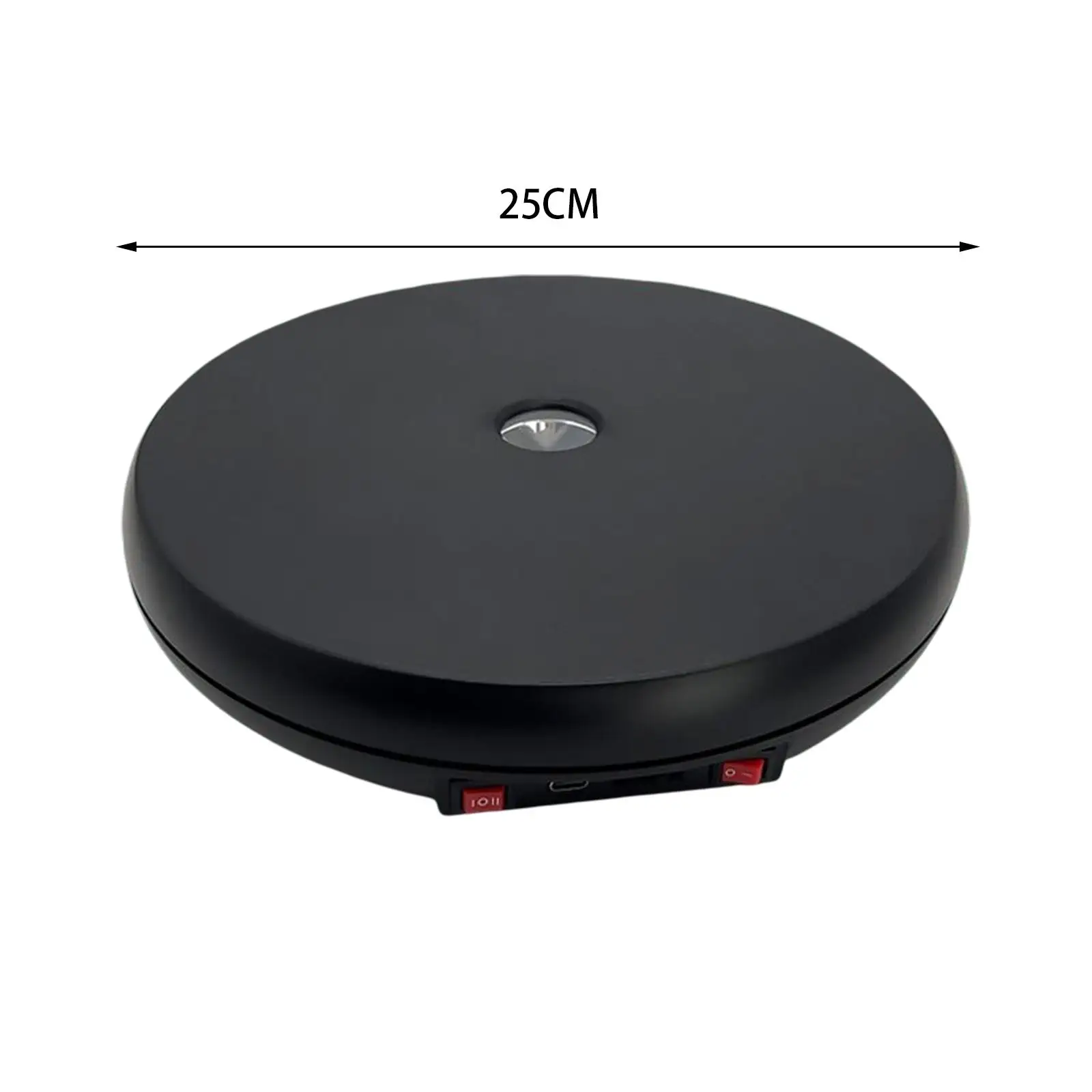Turntable Display Base Stand Circular Display Pedestal LED Rotating Display Stand for Gift Craft Jewelry Watch