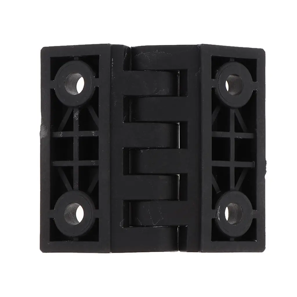 64mm X 64mm 4 Countersunk Holes Adjustable Position Control Hinge, Black