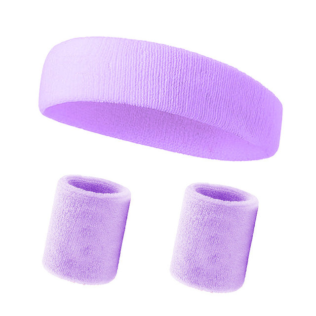 Sweat Bands Headbands Men Fashion Sports Headband And Wristband