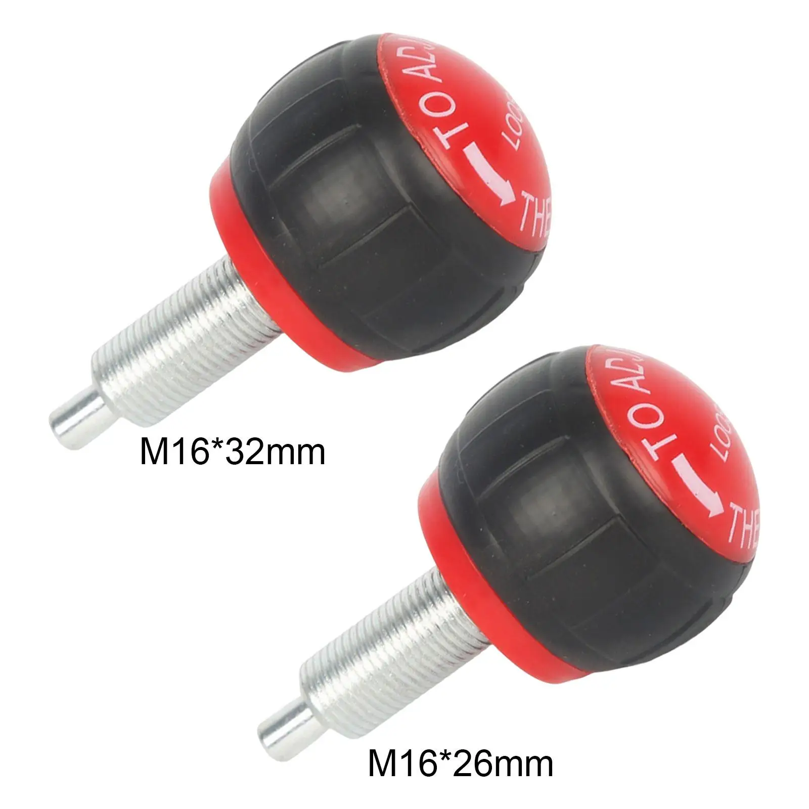 Fitness Bike Pull Pin M16 Thread Accessories Pull Pin Replacement Parts Sturdy Spring Knob for Cardio Training Gym Exercise Bike