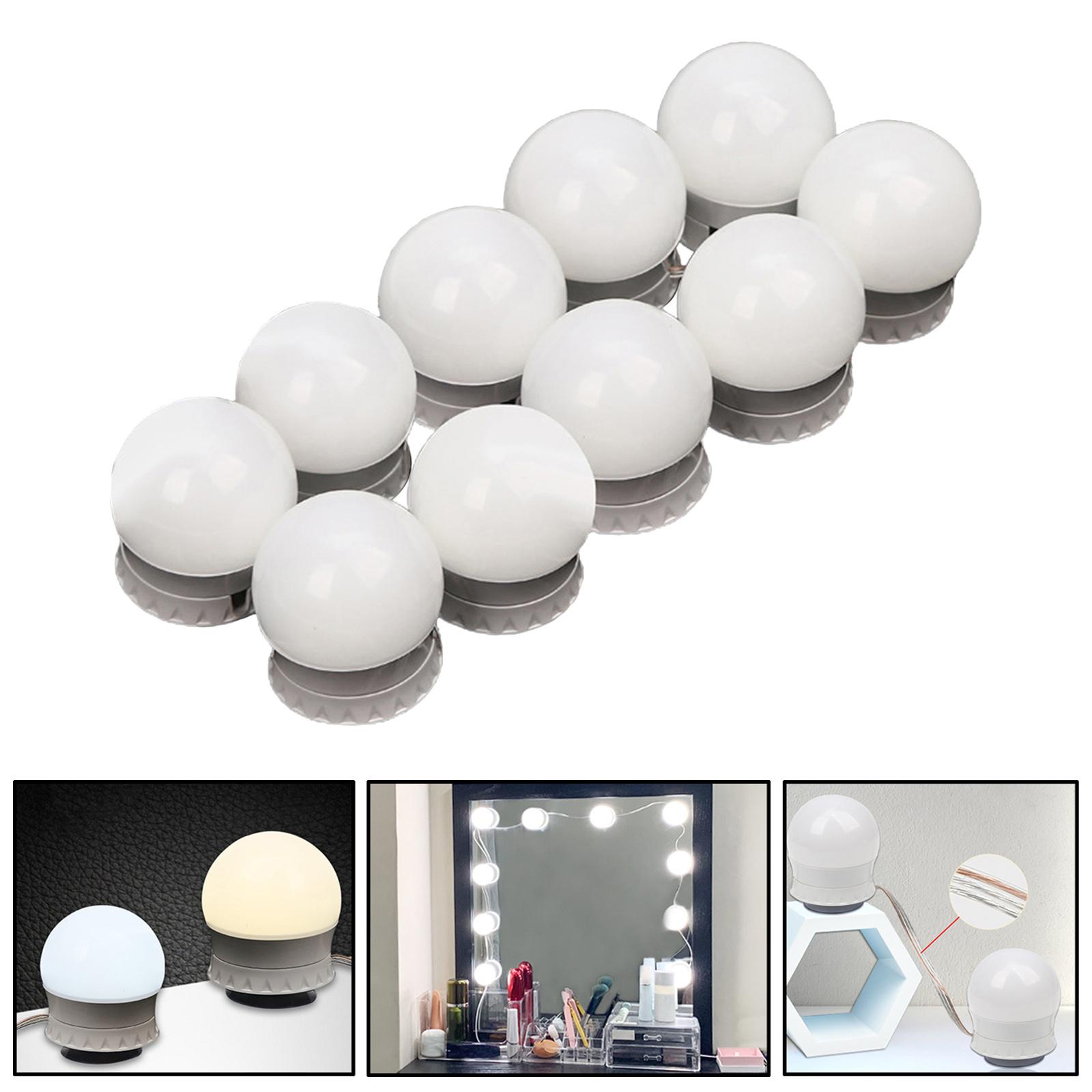 Led Vanity Light Makeup Mirror Light Bulb LED USB Cable Powered Dressing Table Make Up Mirror Lamp Decor Bathroom Wall Lamp