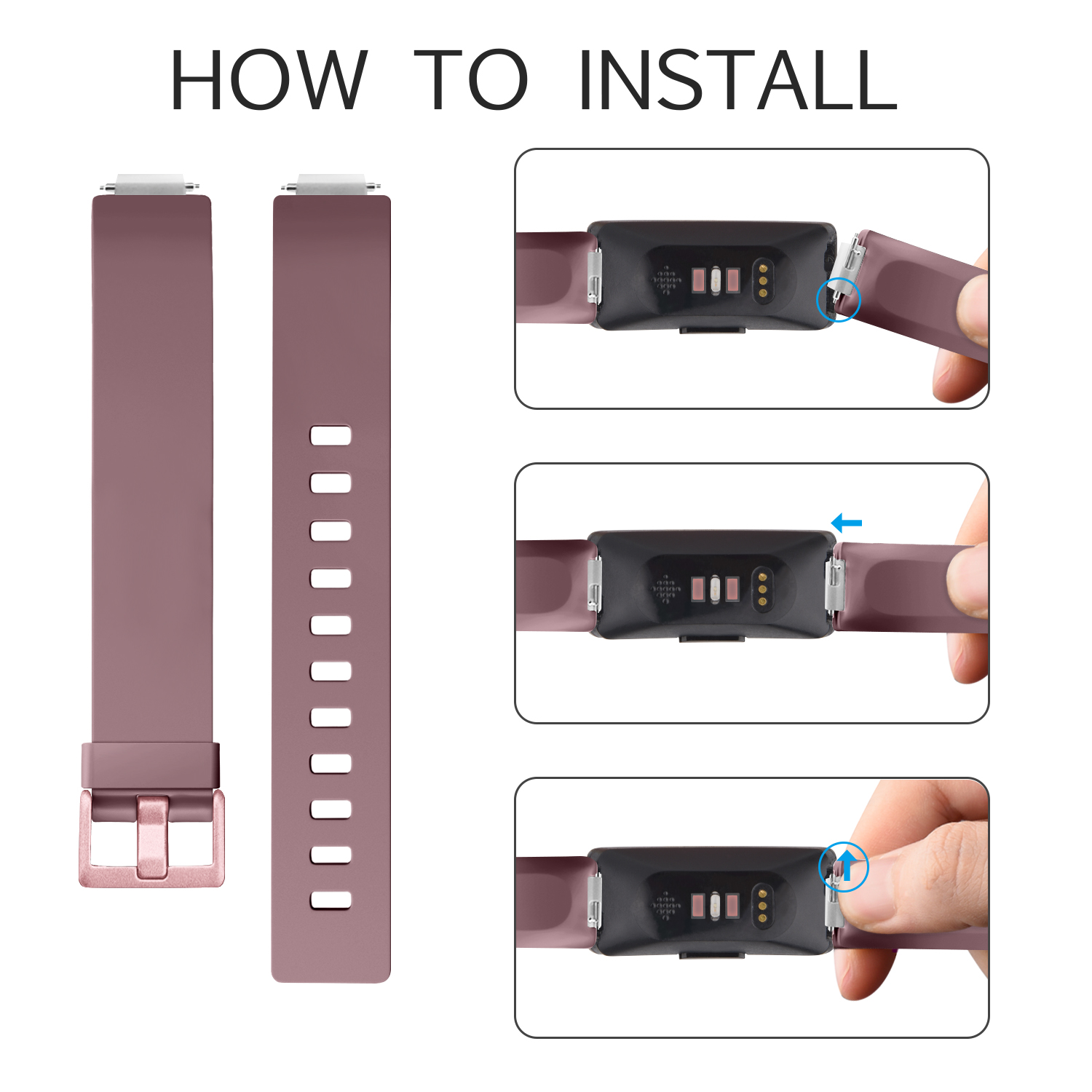 Weiches TPU-Uhrenarmband für Fitbit Inspire 1/Inspire 2/Inspire HR Armband für Fitbit Inspire ACE 2 Correa Uhrenarmband – Detail 3