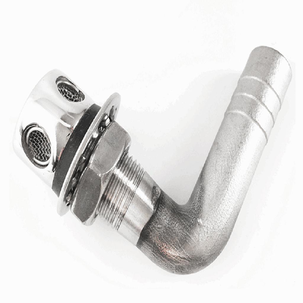 Boat 90 Degree Fuel Gas Tank Vent   Stainless Steel for 16mm