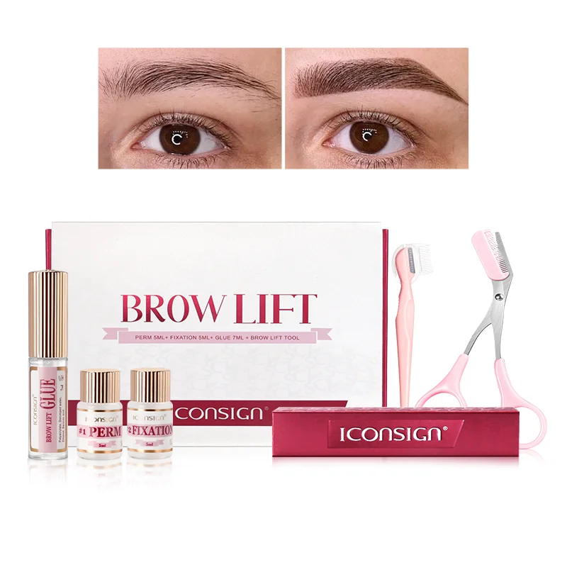 Best of New DIY Brow Perm Eyebrow Lift 45-60 Days ICONSIGN Professional Brow Lifting Brow Perming Set Brow Beauty Makeup Tool Home Use Reviews & Tips