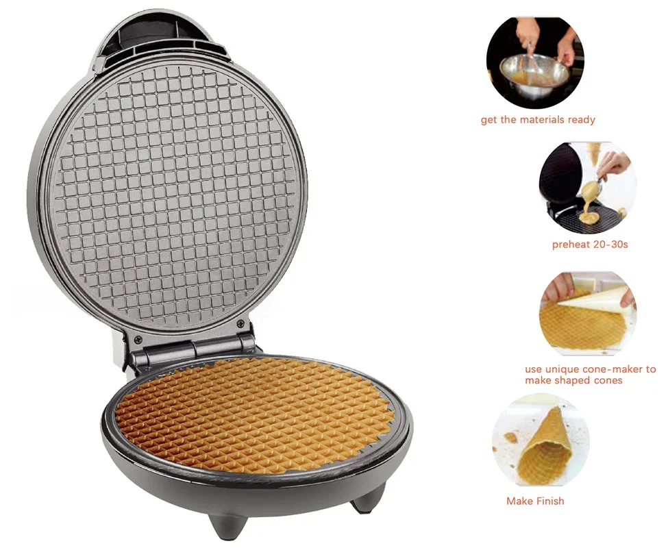 Title 2, Elettrico Croccante Egg Roll Maker Frittata Pan...