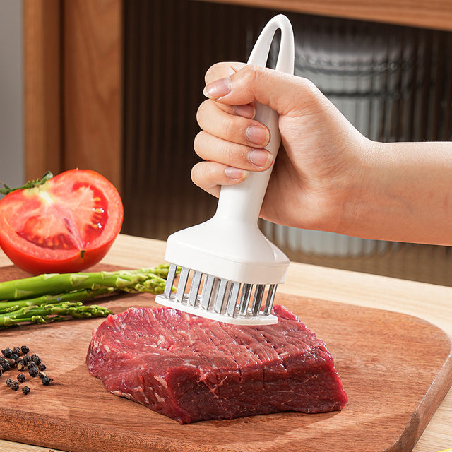 1psc Kitchen stainless steel steak hammer loosen meat needle