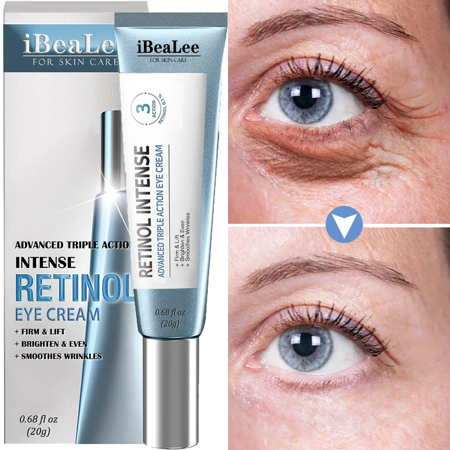 Best of Retinol Anti Wrinkle Eye Cream Firming Remove Dark Circles Fade Fine Lines Eye Bag Anti-Puffiness Anti-aging Whitening Skin Care Reviews & Tips