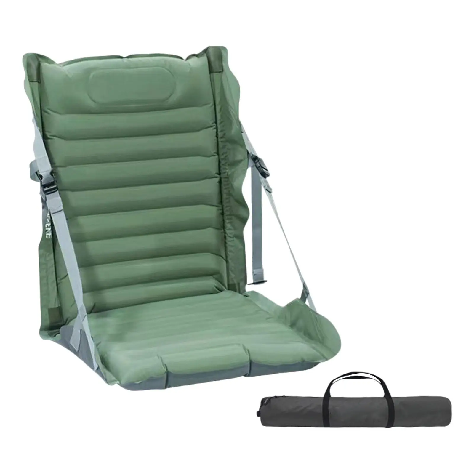 Foldable Chair with Backrest Inflatable with Carrying Bag Lightweight Folding