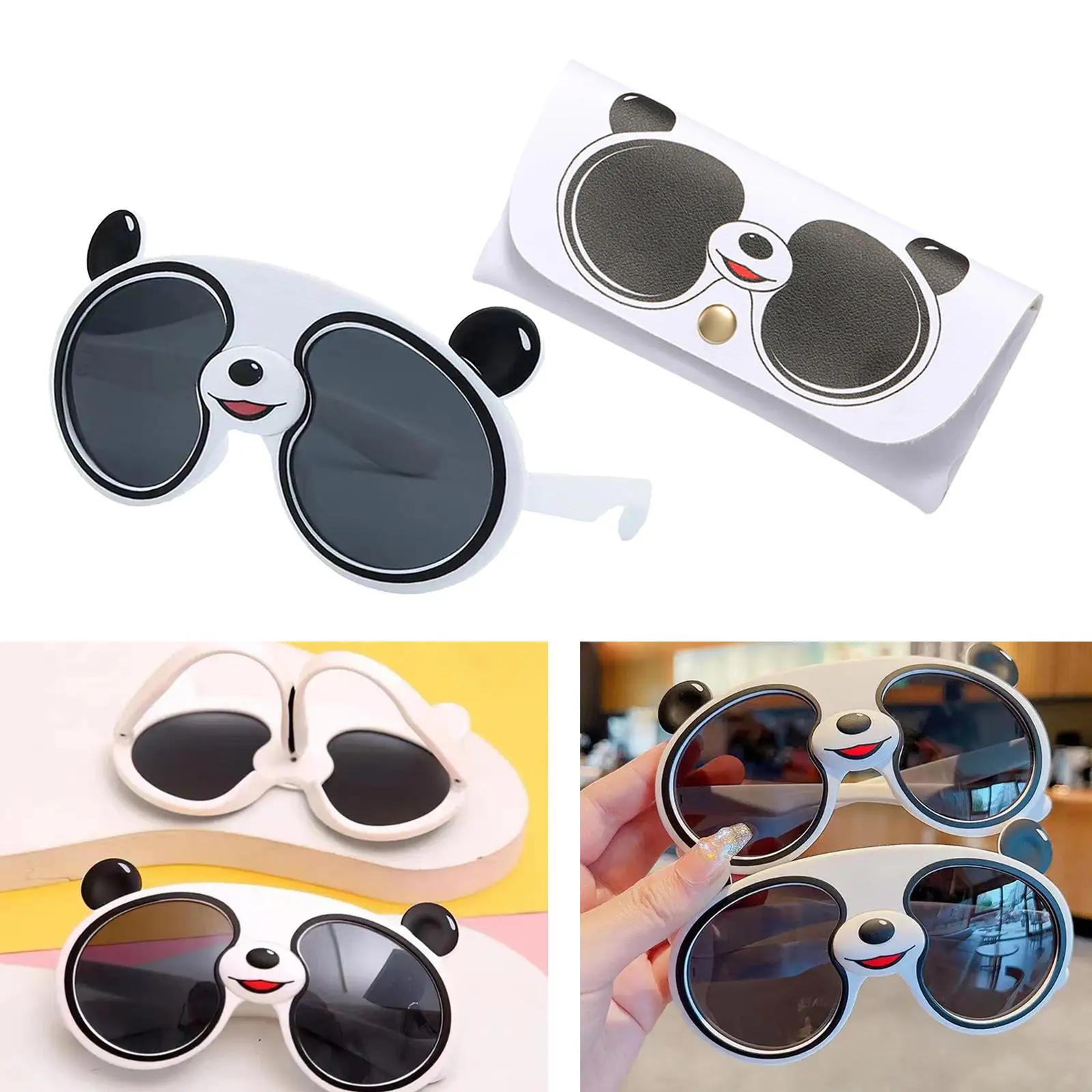 Kids Eyeglasses Cute Costume Photo Props  Protection Glasses Panda Shaped